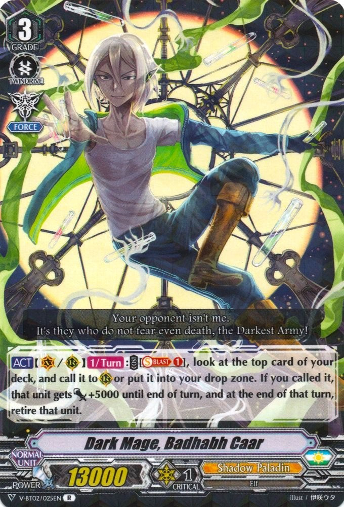 Image of Dark Mage, Badhabh Caar (V-BT02/025EN) [Strongest! Team AL4]