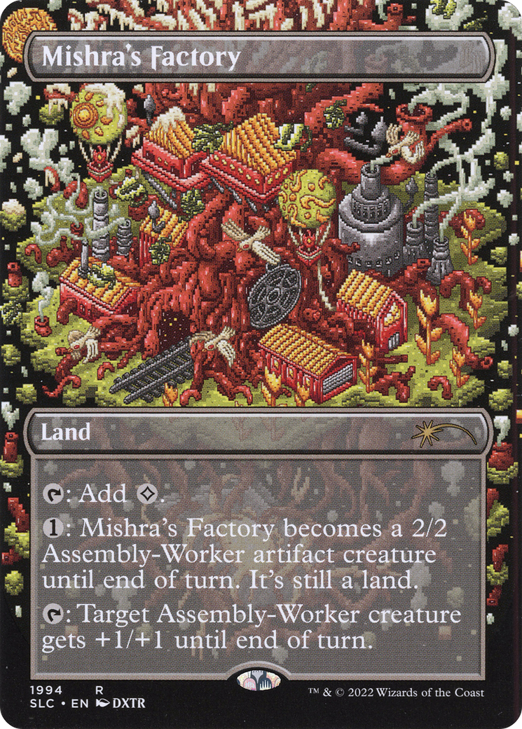 Image of Mishra's Factory (Borderless) [Secret Lair Countdown Kit]
