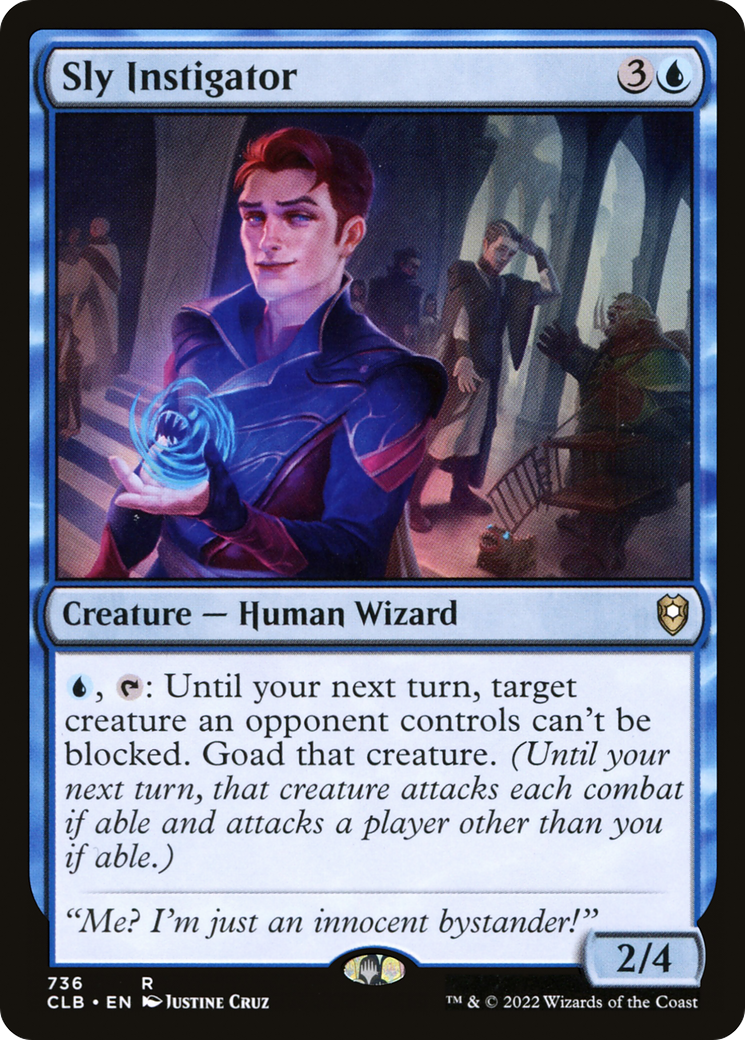 Image of Sly Instigator [Commander Legends: Battle for Baldur's Gate]