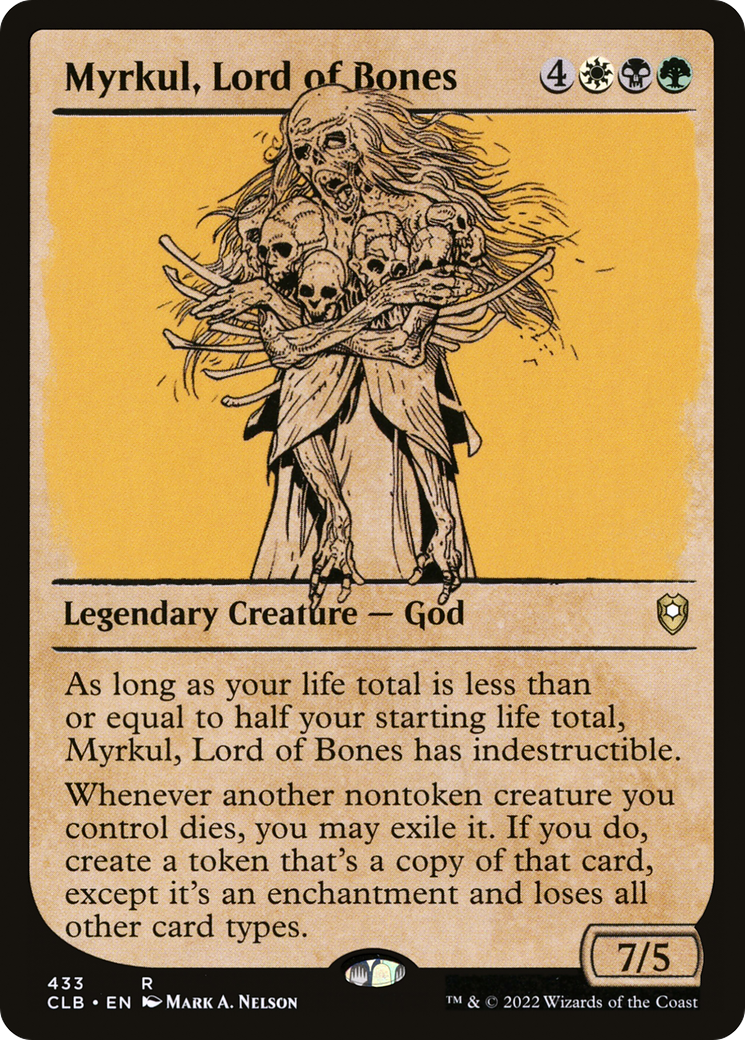 Image of Myrkul, Lord of Bones (Showcase) [Commander Legends: Battle for Baldur's Gate]