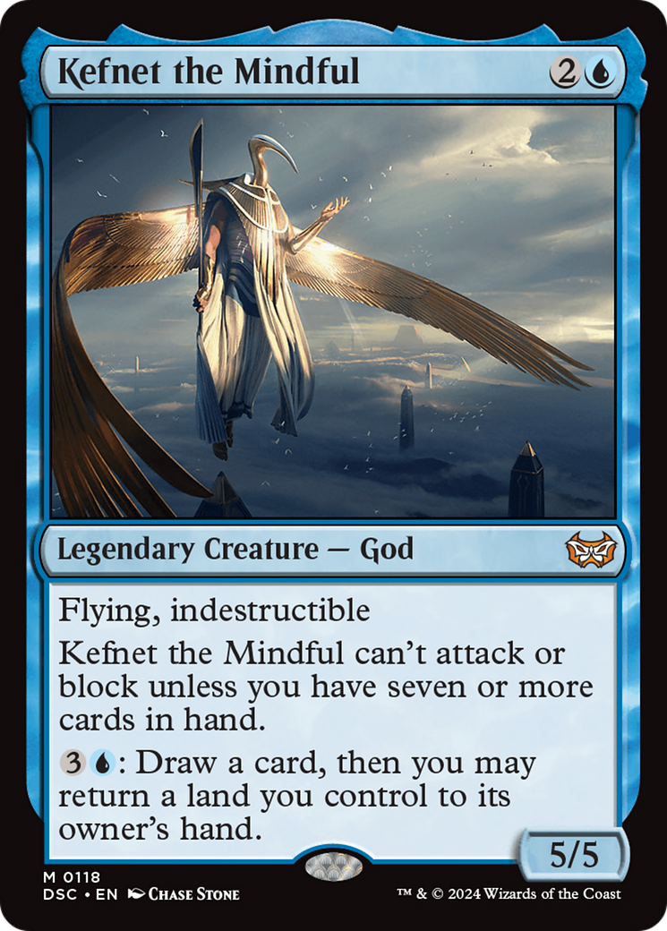 Image of Kefnet the Mindful [Duskmourn: House of Horror Commander]