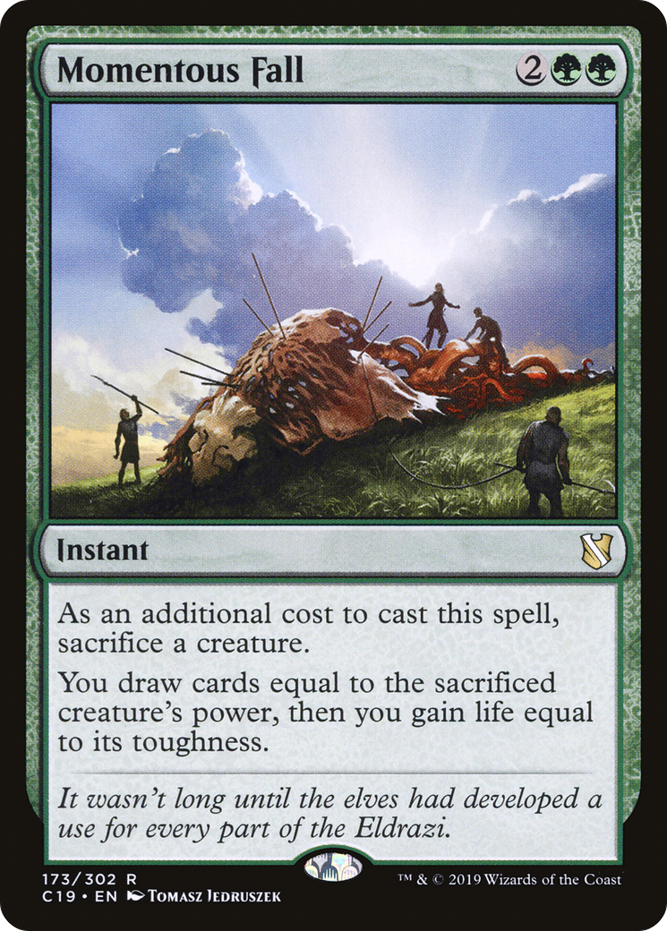 Image of Momentous Fall [Commander 2019]
