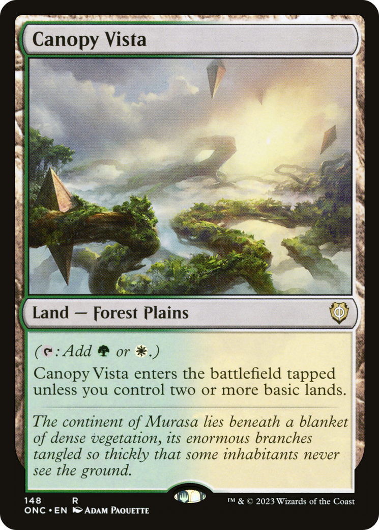 Image of Canopy Vista [Phyrexia: All Will Be One Commander]