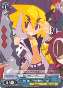 Image of Hades' Warden, Axel (DG/EN-S03-E150 C) [Disgaea]