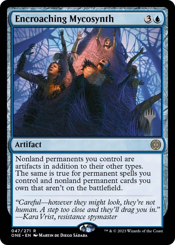Image of Encroaching Mycosynth (Promo Pack) [Phyrexia: All Will Be One Promos]