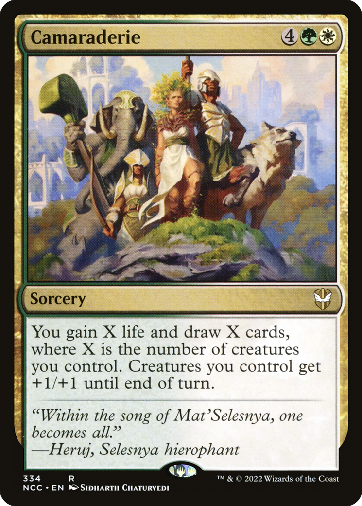 Image of Camaraderie [Streets of New Capenna Commander]