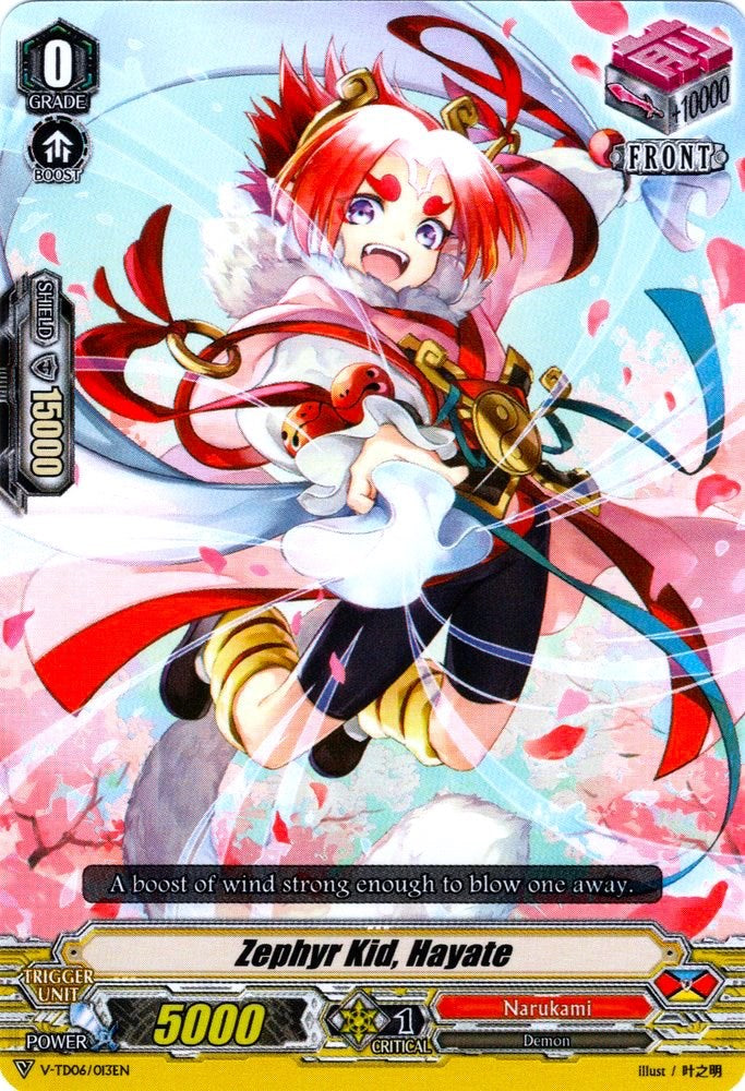 Image of Zephyr Kid, Hayate (V-TD06/013EN) [Naoki Ishida]