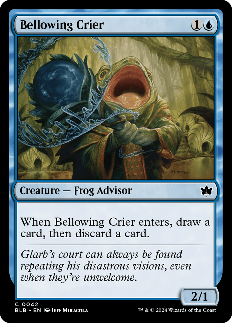 Image of Bellowing Crier [Bloomburrow]