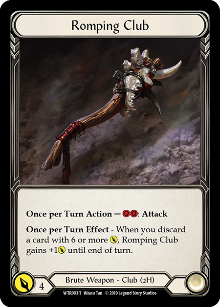 Image of Dawnblade // Romping Club [WTR115-T // WTR003-T] (Welcome to Rathe)  Alpha Print Normal