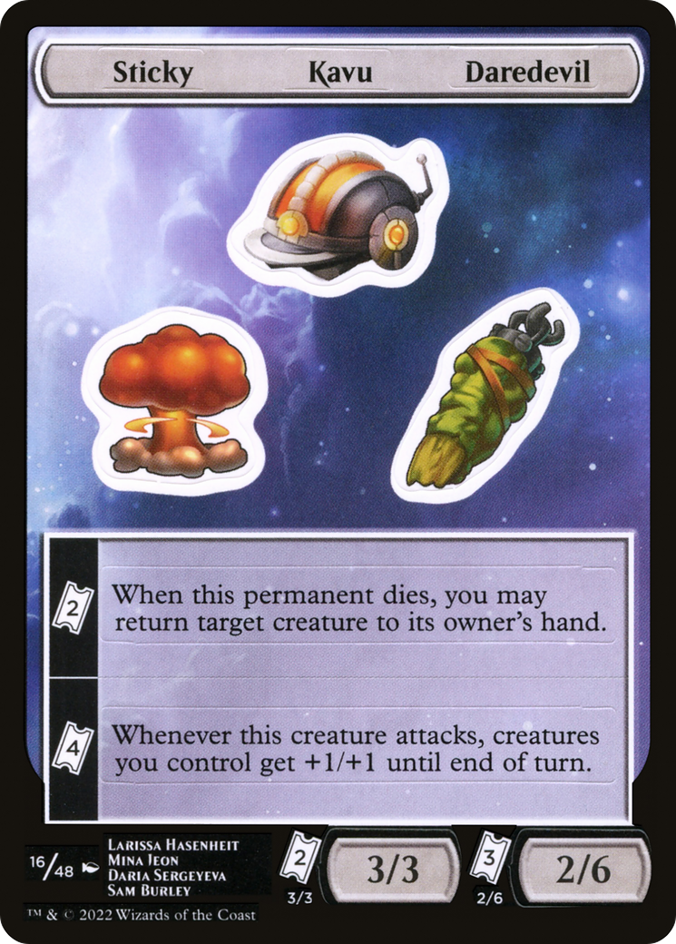 Image of Sticky Kavu Daredevil [Unfinity Stickers]