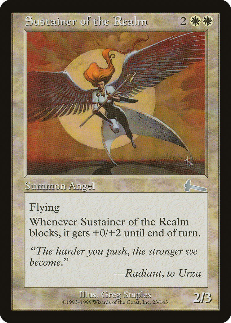 Image of Sustainer of the Realm [Urza's Legacy]