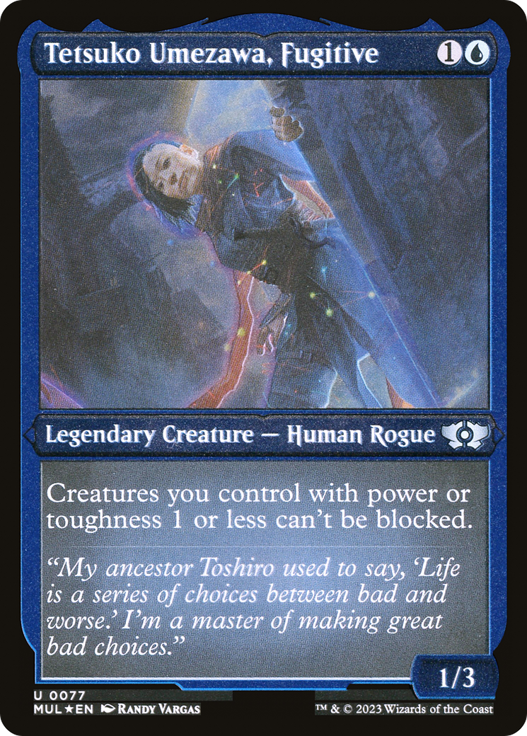 Image of Tetsuko Umezawa, Fugitive (Foil Etched) [Multiverse Legends]