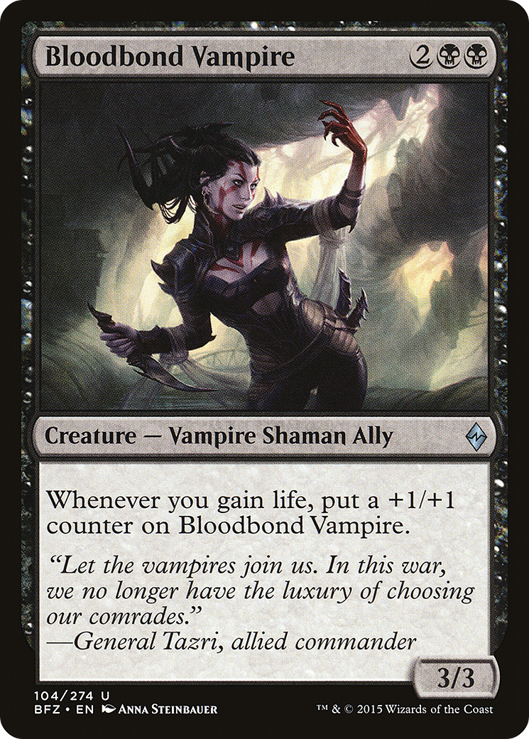 Image of Bloodbond Vampire [Battle for Zendikar]