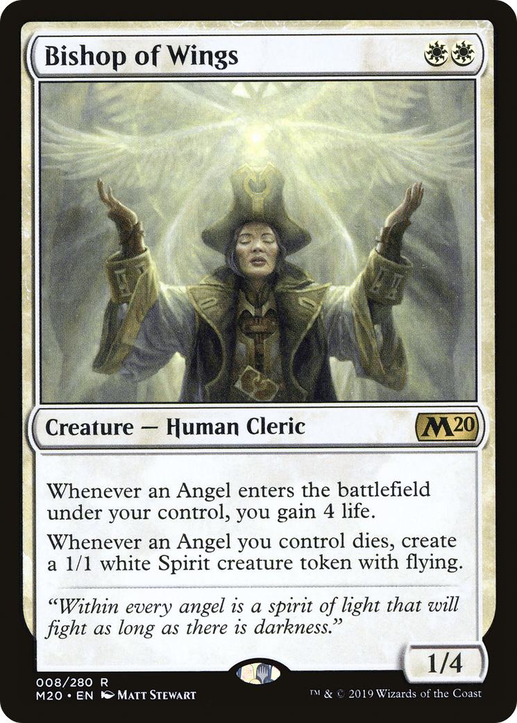Image of Bishop of Wings [Core Set 2020]