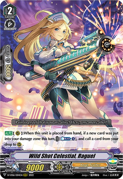 Image of Wild Shot Celestial, Raguel (D-VS06/004EN) [V Clan Collection Vol.6]