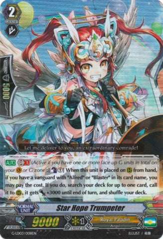 Image of Star Hope Trumpeter (RRR) (G-LD03/008EN) [G-Legend Deck Vol.3: The Blaster]