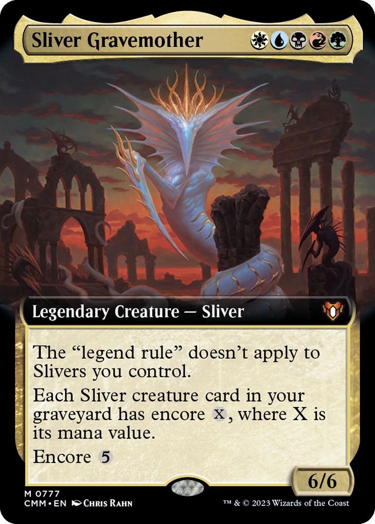 Image of Sliver Gravemother (Extended Art) [Commander Masters]