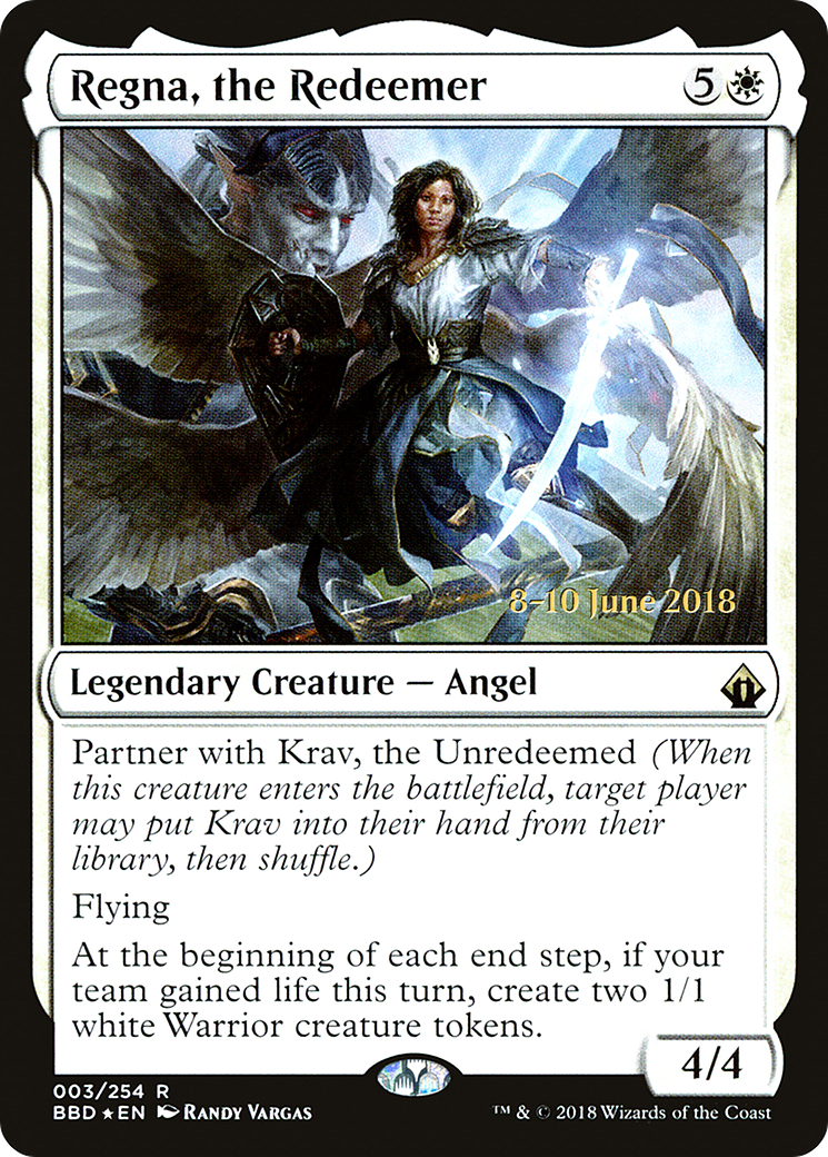 Image of Regna, the Redeemer [Battlebond Prerelease Promos]