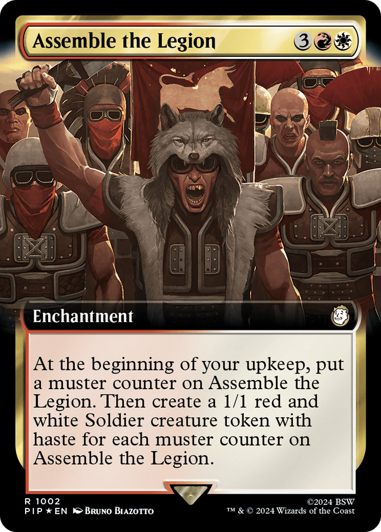 Image of Assemble the Legion (Extended Art) (Surge Foil) [Fallout]