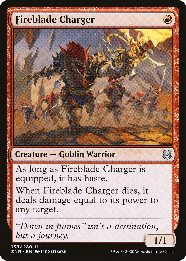 Image of Fireblade Charger [Zendikar Rising]