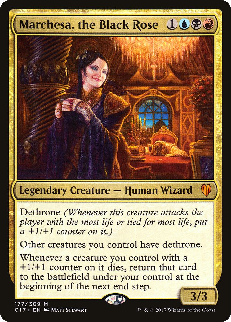 Image of Marchesa, the Black Rose [Commander 2017]