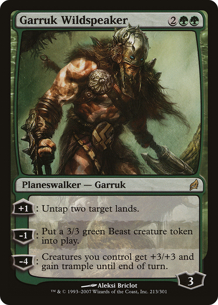 Image of Garruk Wildspeaker [Lorwyn]