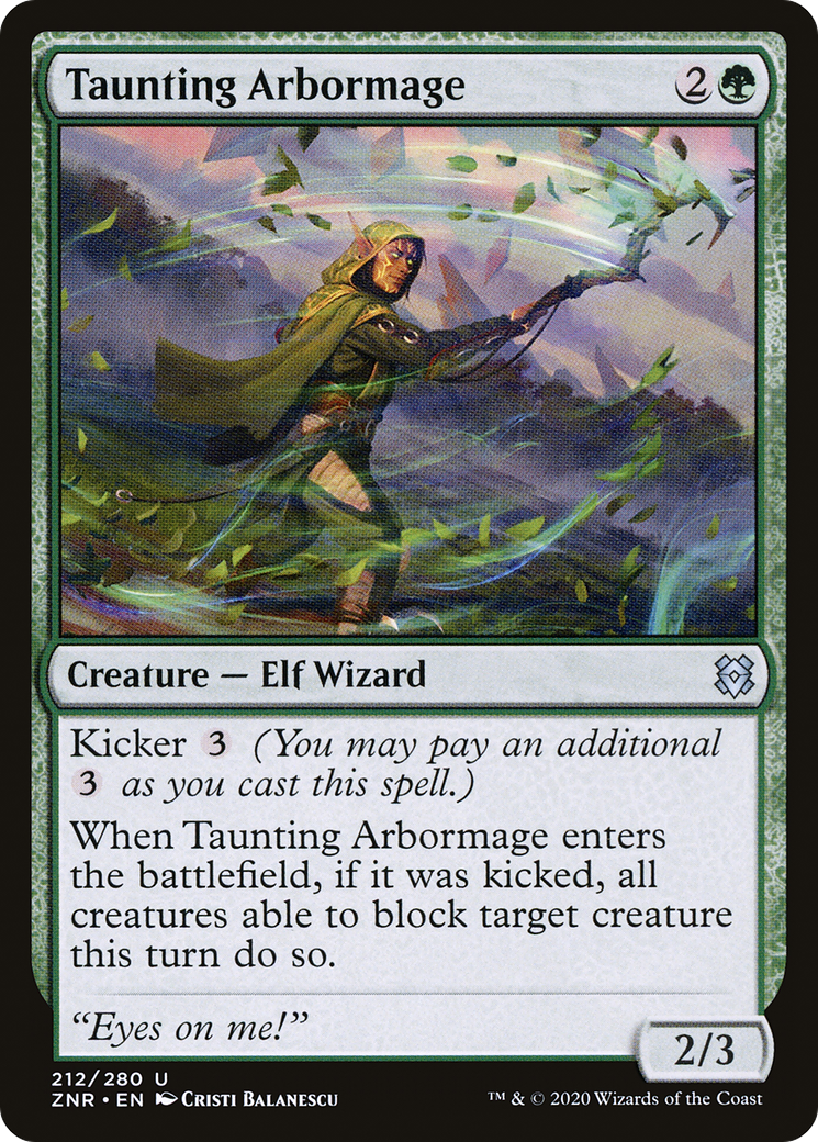 Image of Taunting Arbormage [Zendikar Rising]