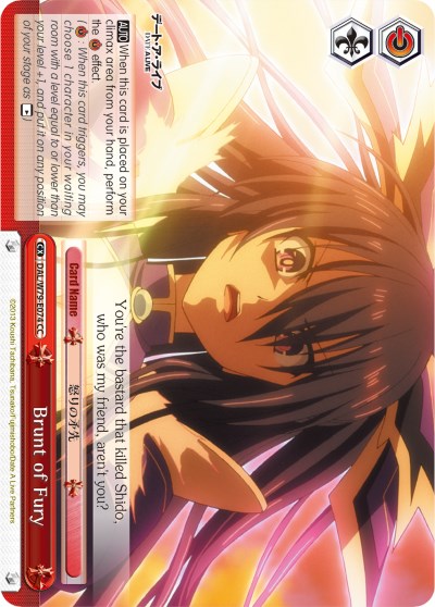 Image of Brunt of Fury (DAL/W79-E074 CC) [Date A Live]