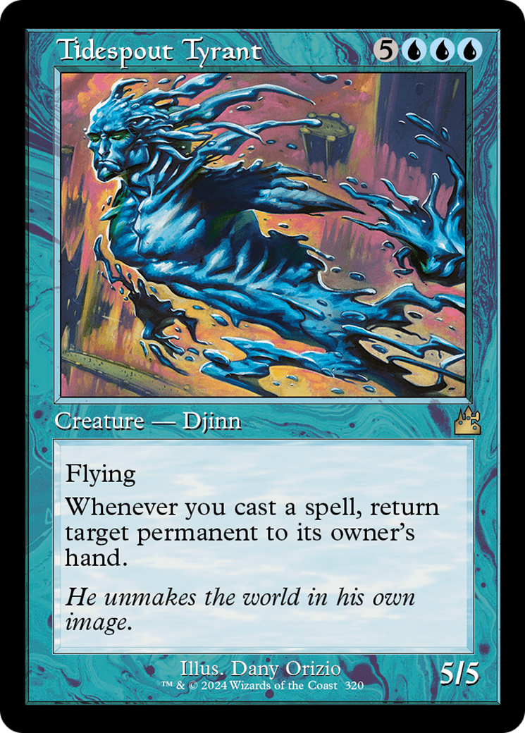 Image of Tidespout Tyrant (Retro Frame) [Ravnica Remastered]