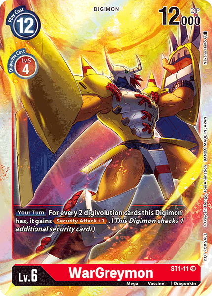 Image of WarGreymon [ST1-11] (Event Pack) [Starter Deck: Gaia Red Promos]