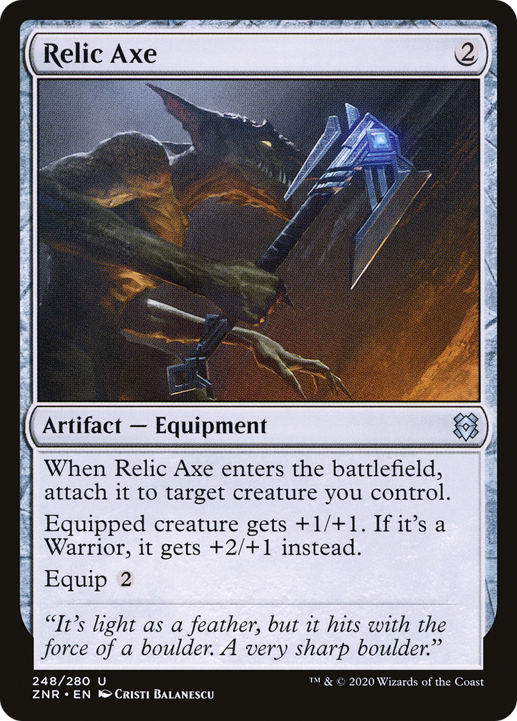 Image of Relic Axe [Zendikar Rising]