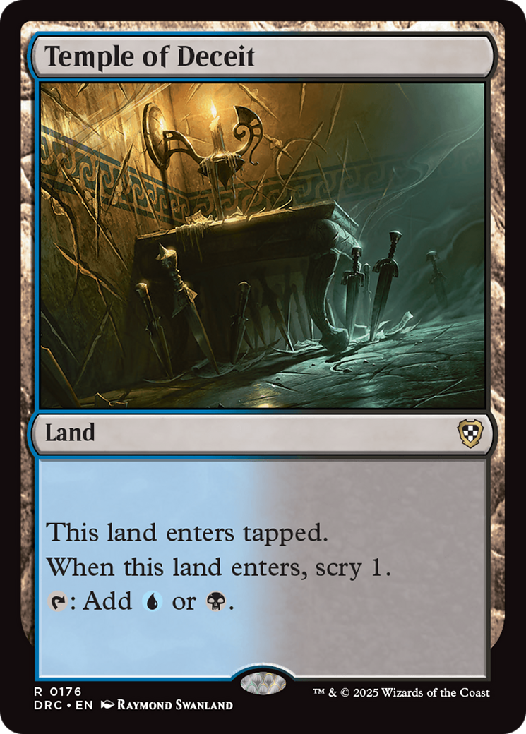 Image of Temple of Deceit [Aetherdrift Commander]