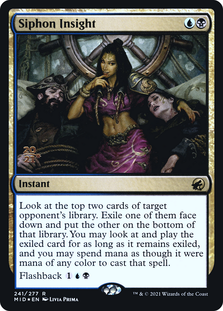 Image of Siphon Insight [Innistrad: Midnight Hunt Prerelease Promos]