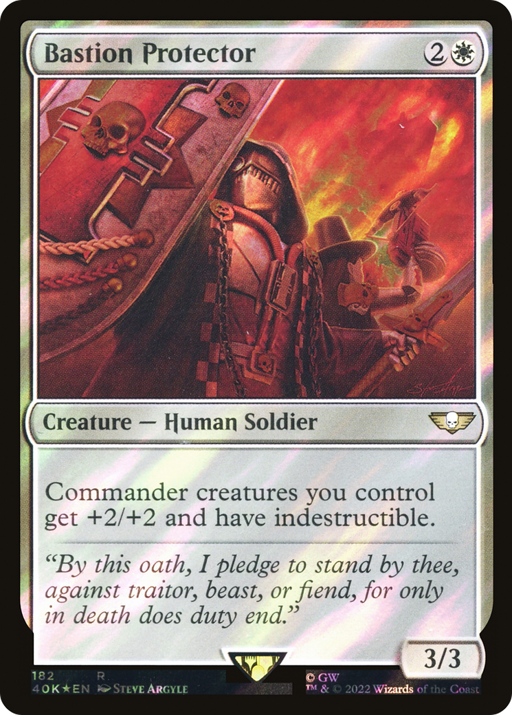 Image of Bastion Protector (Surge Foil) [Warhammer 40,000]
