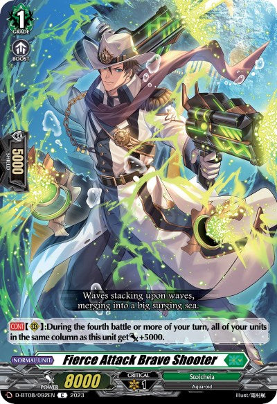 Image of Fierce Attack Brave Shooter (D-BT08/092EN) [Minerva Rising]