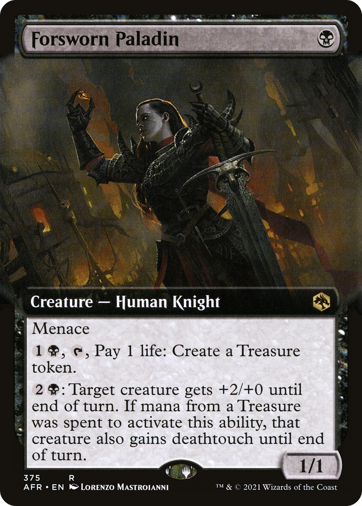 Image of Forsworn Paladin (Extended Art) [Dungeons & Dragons: Adventures in the Forgotten Realms]