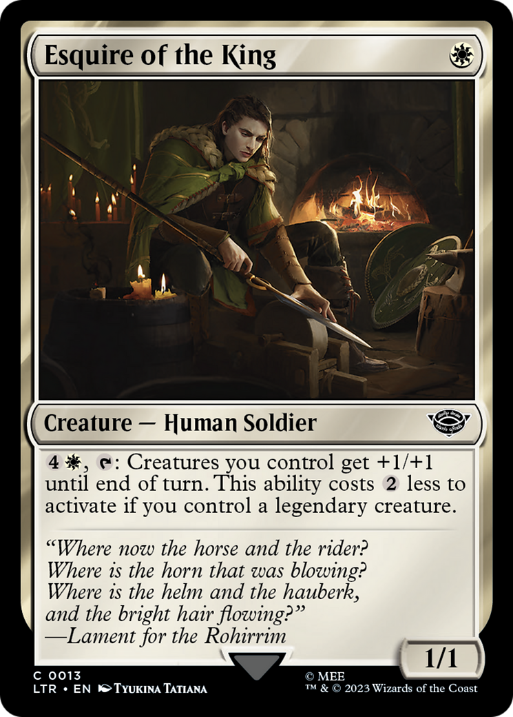 Image of Esquire of the King [The Lord of the Rings: Tales of Middle-Earth]
