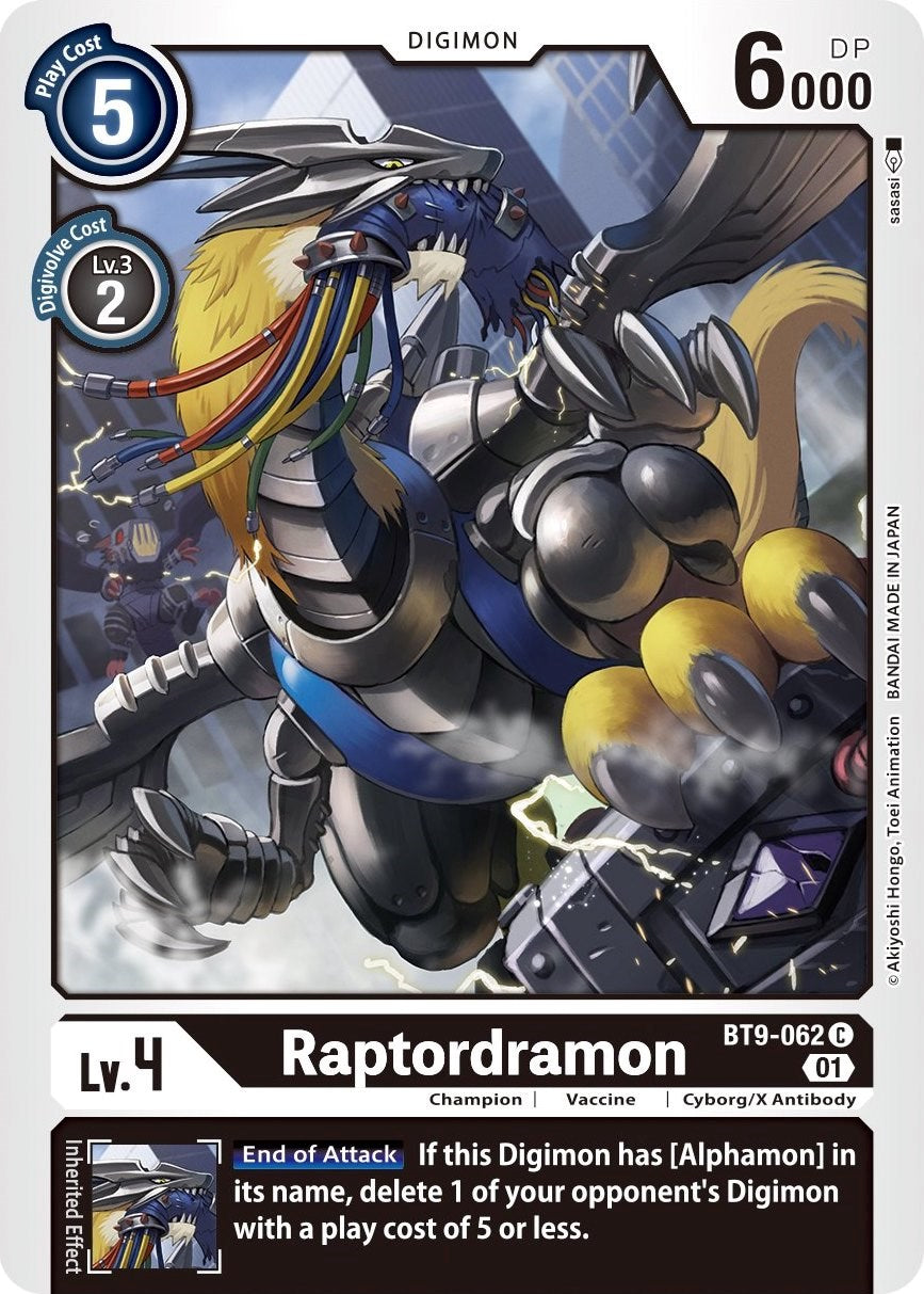 Image of Raptordramon [BT9-062] [X Record]