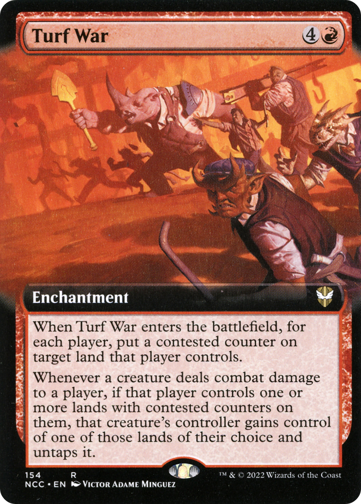 Image of Turf War (Extended Art) [Streets of New Capenna Commander]