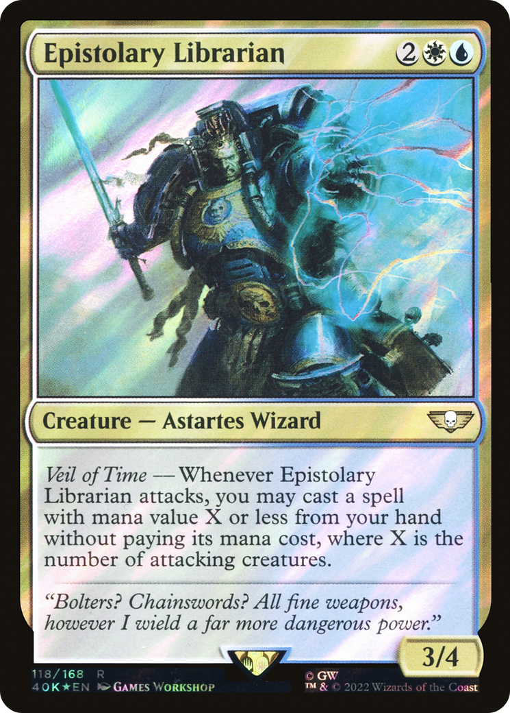 Image of Epistolary Librarian (Surge Foil) [Warhammer 40,000]