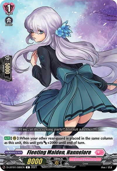 Image of Fleeting Maiden, Hannelore (D-LBT01/086EN) [Lyrical Melody]
