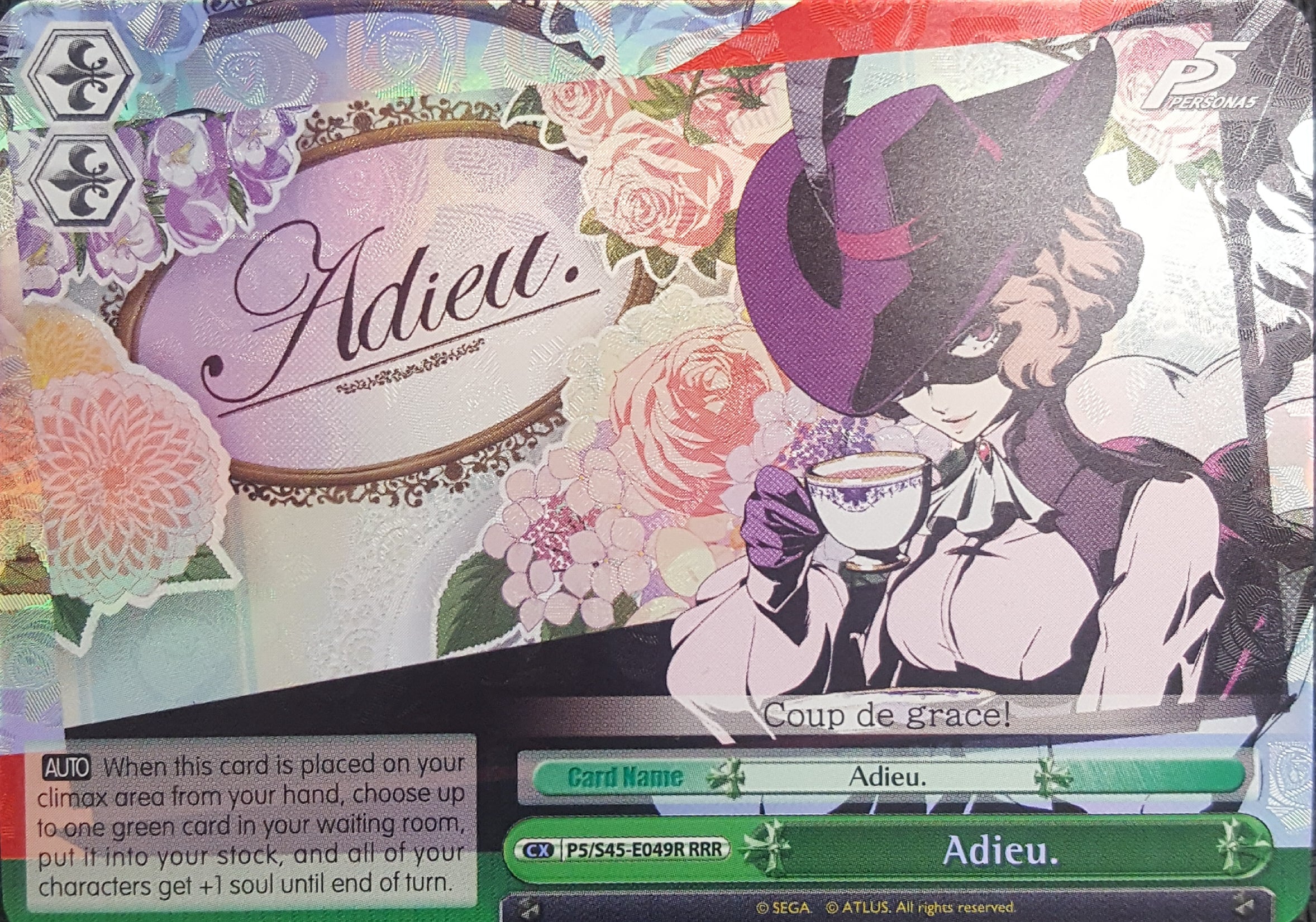 Image of Adieu. (P5/S45-E049R RRR) [Persona 5]