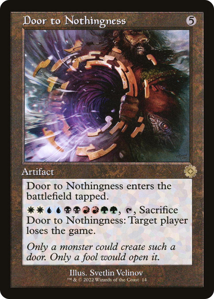 Image of Door to Nothingness (Retro) [The Brothers' War Retro Artifacts]
