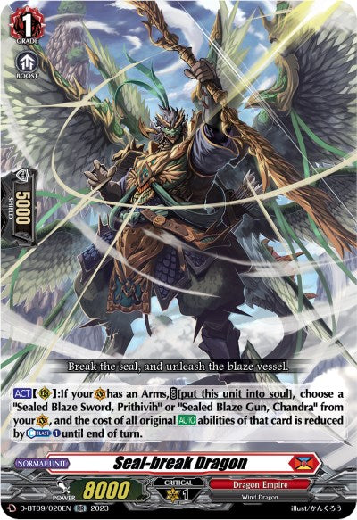 Image of Seal-break Dragon (D-BT09/020EN) [Dragontree Invasion]