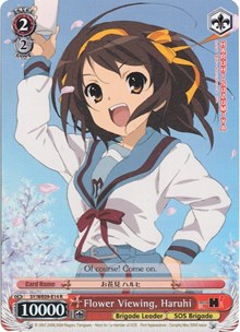 Image of Flower Viewing, Haruhi (SY/WE09-E14) (Foil) [The Melancholy of Haruhi Suzumiya Extra Booster]