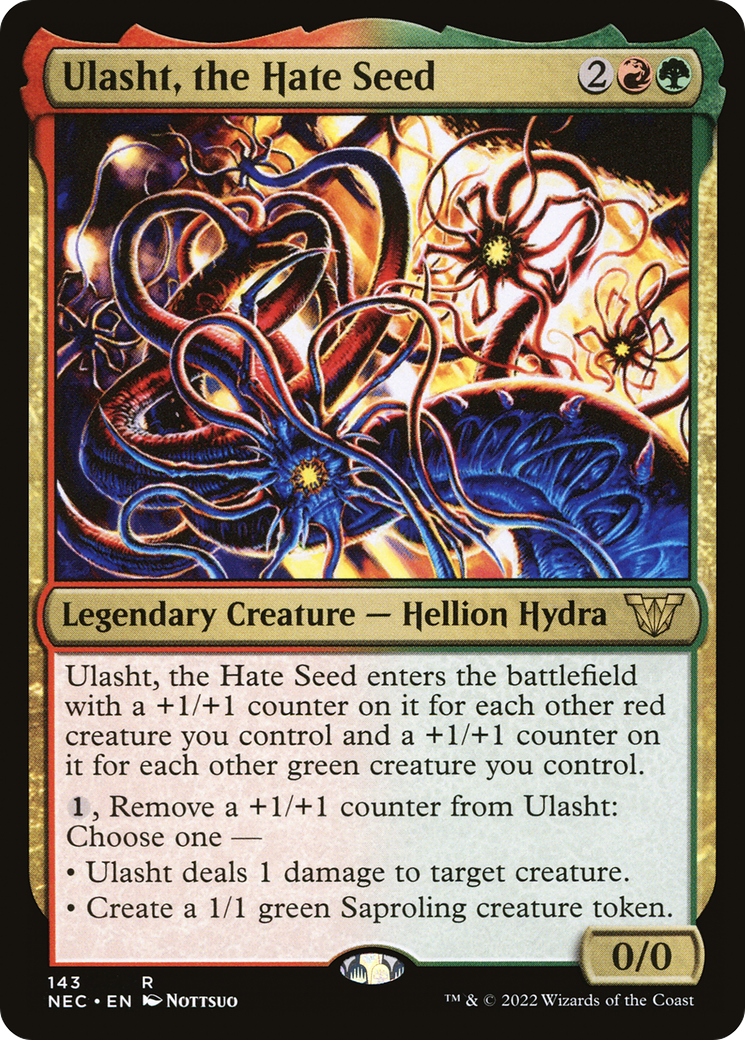 Image of Ulasht, the Hate Seed [Kamigawa: Neon Dynasty Commander]
