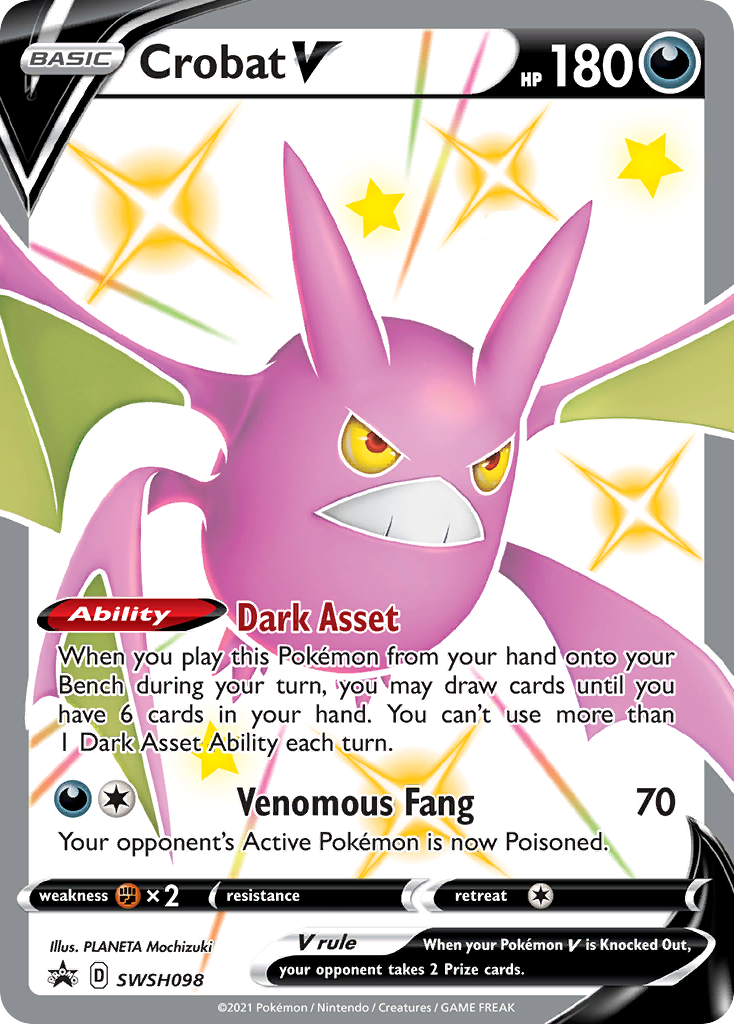 Image of Crobat V (SWSH098) [Sword & Shield: Black Star Promos]