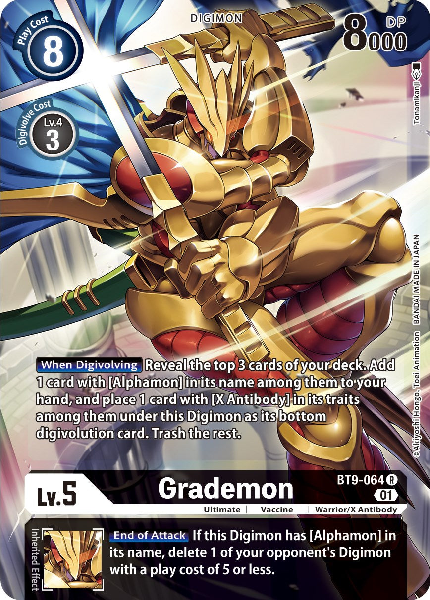 Image of Grademon [BT9-064] (Alternate Art) [X Record]