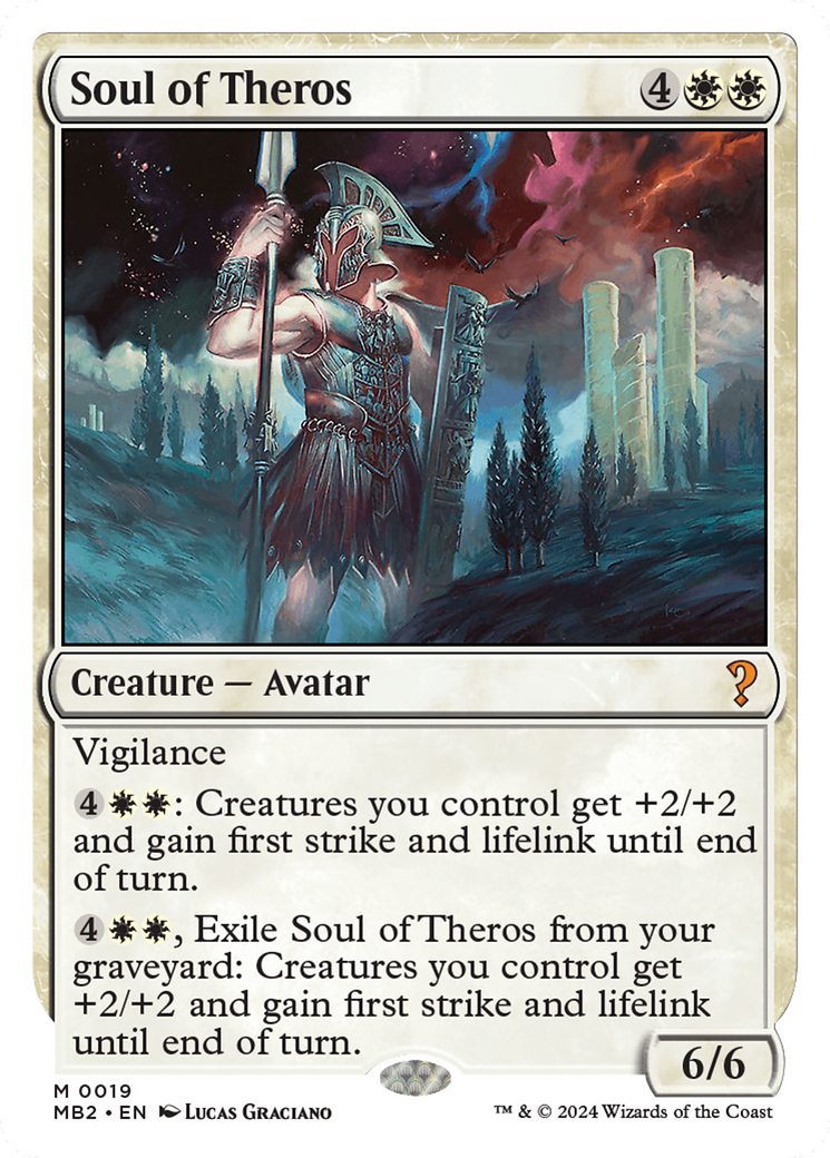 Image of Soul of Theros (White Border) [Mystery Booster 2]