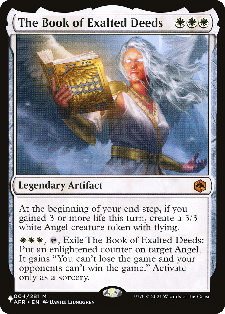 Image of The Book of Exalted Deeds [Secret Lair: Angels]